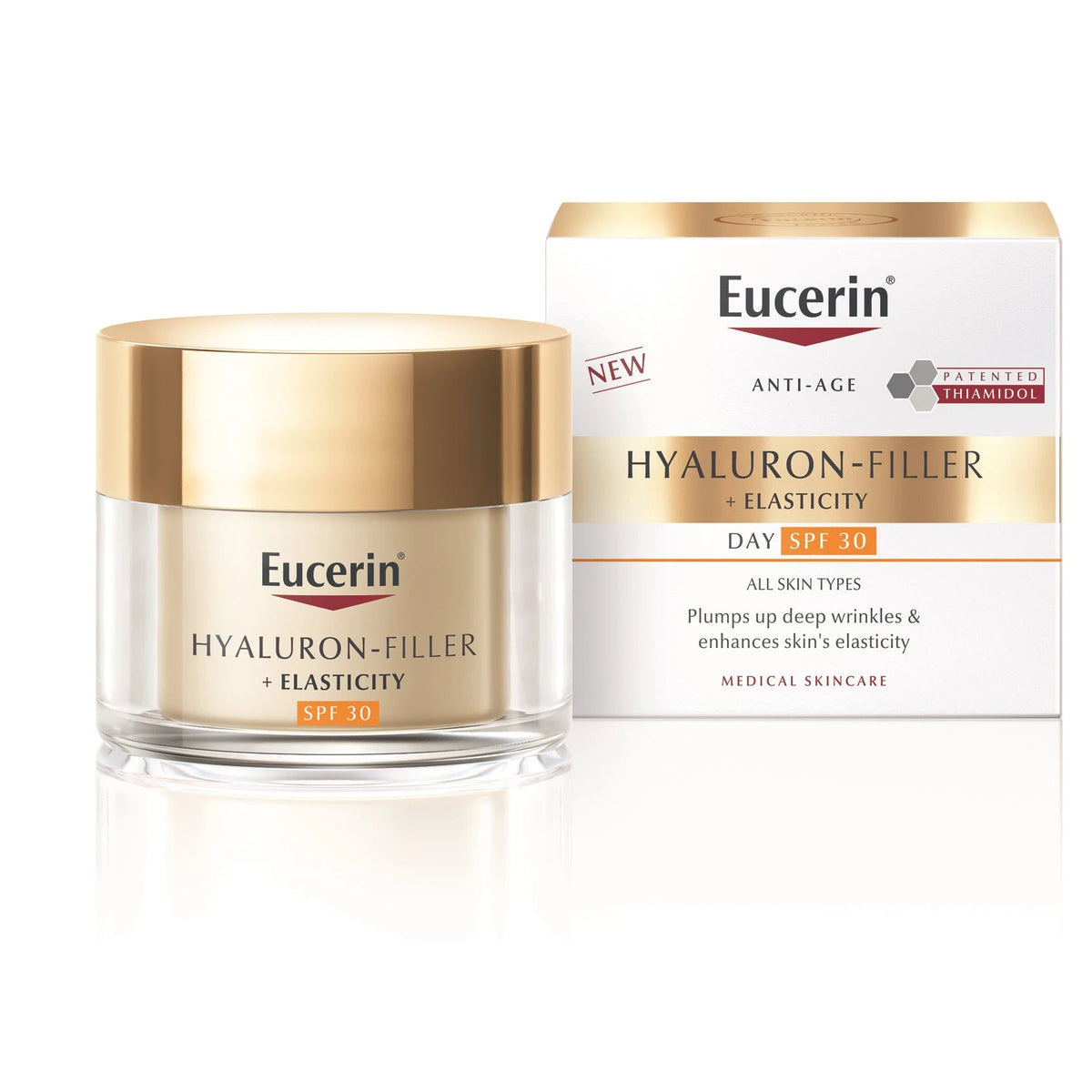 Eucerin Hyaluron-Filler + Elasticity Day Cream SPF 30 50ml anti-ageing cream #Size_50ml