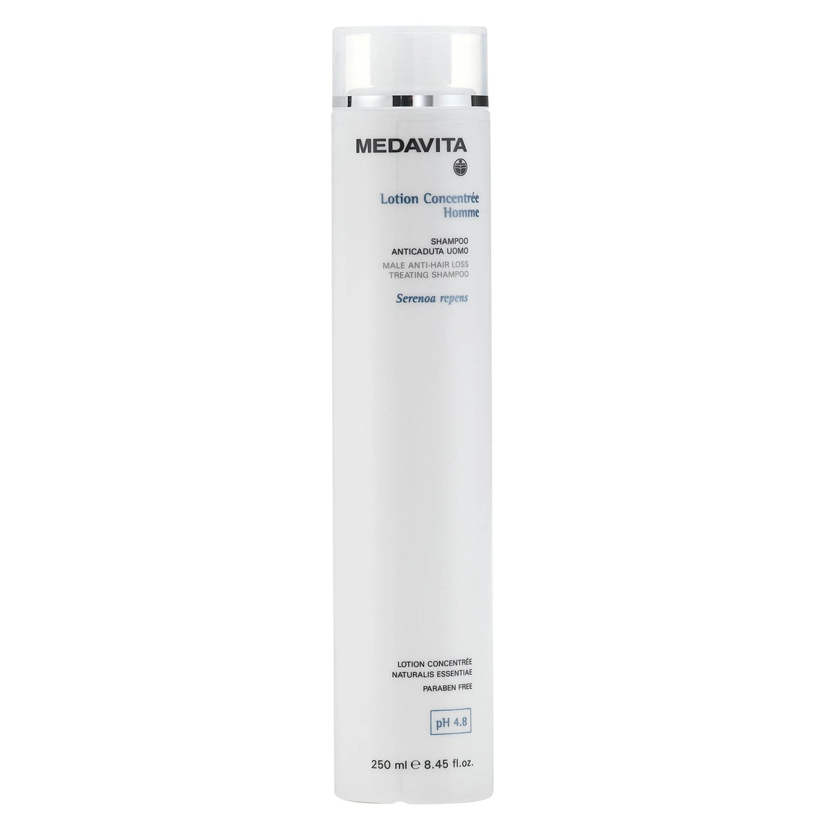 Medavita Lotion Concentrée Homme Male Anti-Hair Loss Treating Shampoo 250ml shampoo #Size_250ml